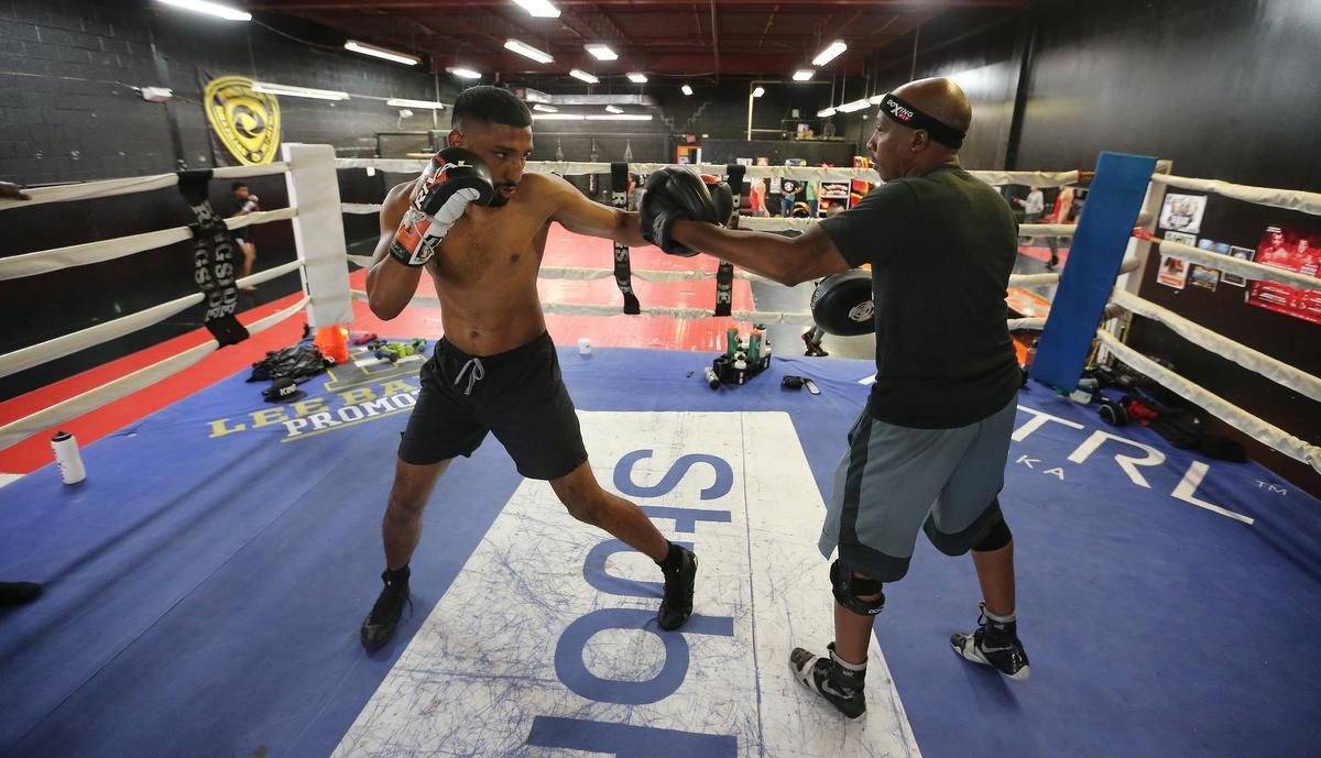 Sukhdeep Singh Sparing At Boxing Practice