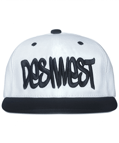 White and Black Urban Snapback Front