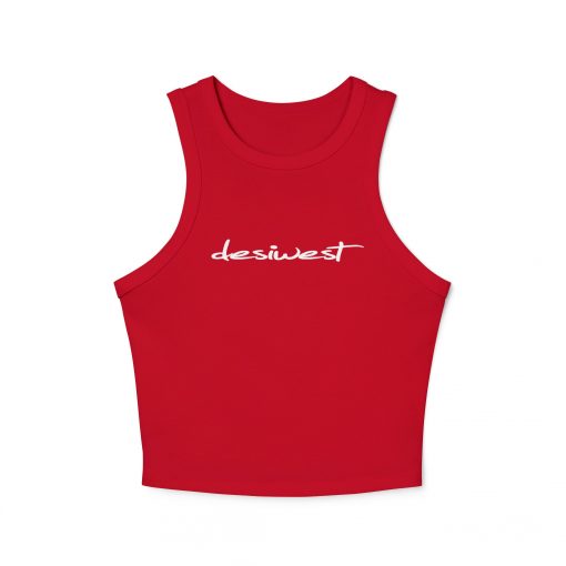 Women's Micro Rib Racer Tank Top - Image 21