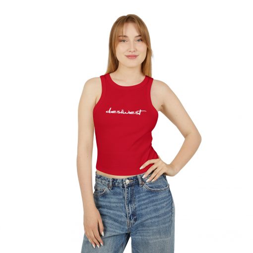 Women's Micro Rib Racer Tank Top - Image 24