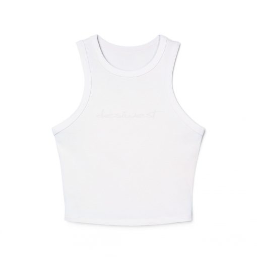 Women's Micro Rib Racer Tank Top - Image 5