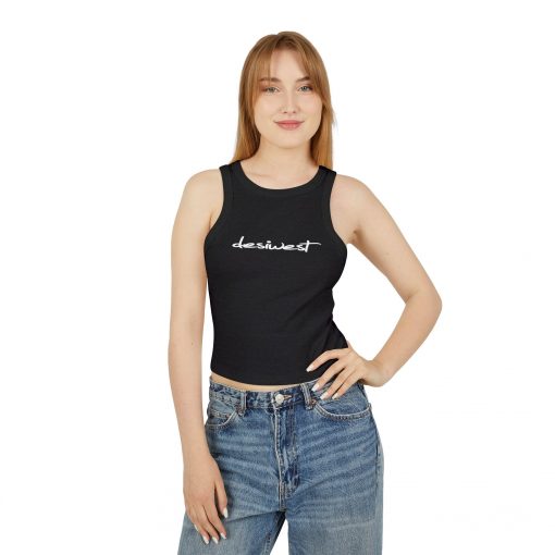 Women's Micro Rib Racer Tank Top - Image 4